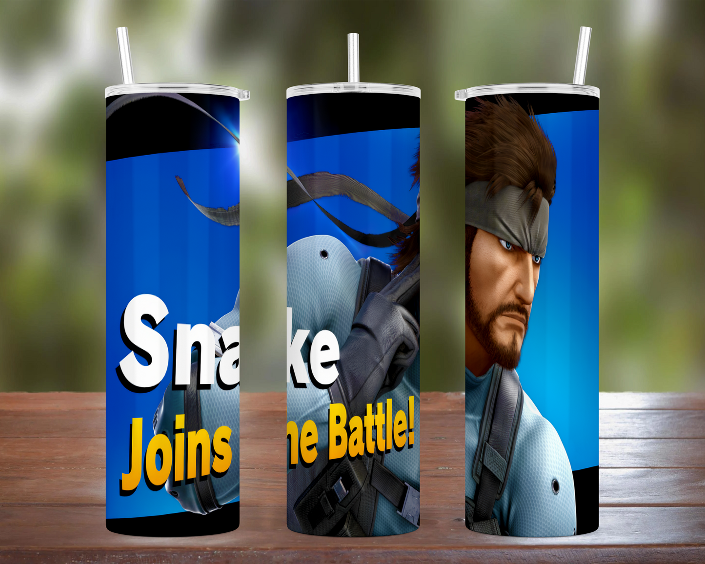 Smash Bros Ultimate Character: Solid Snake Tumbler