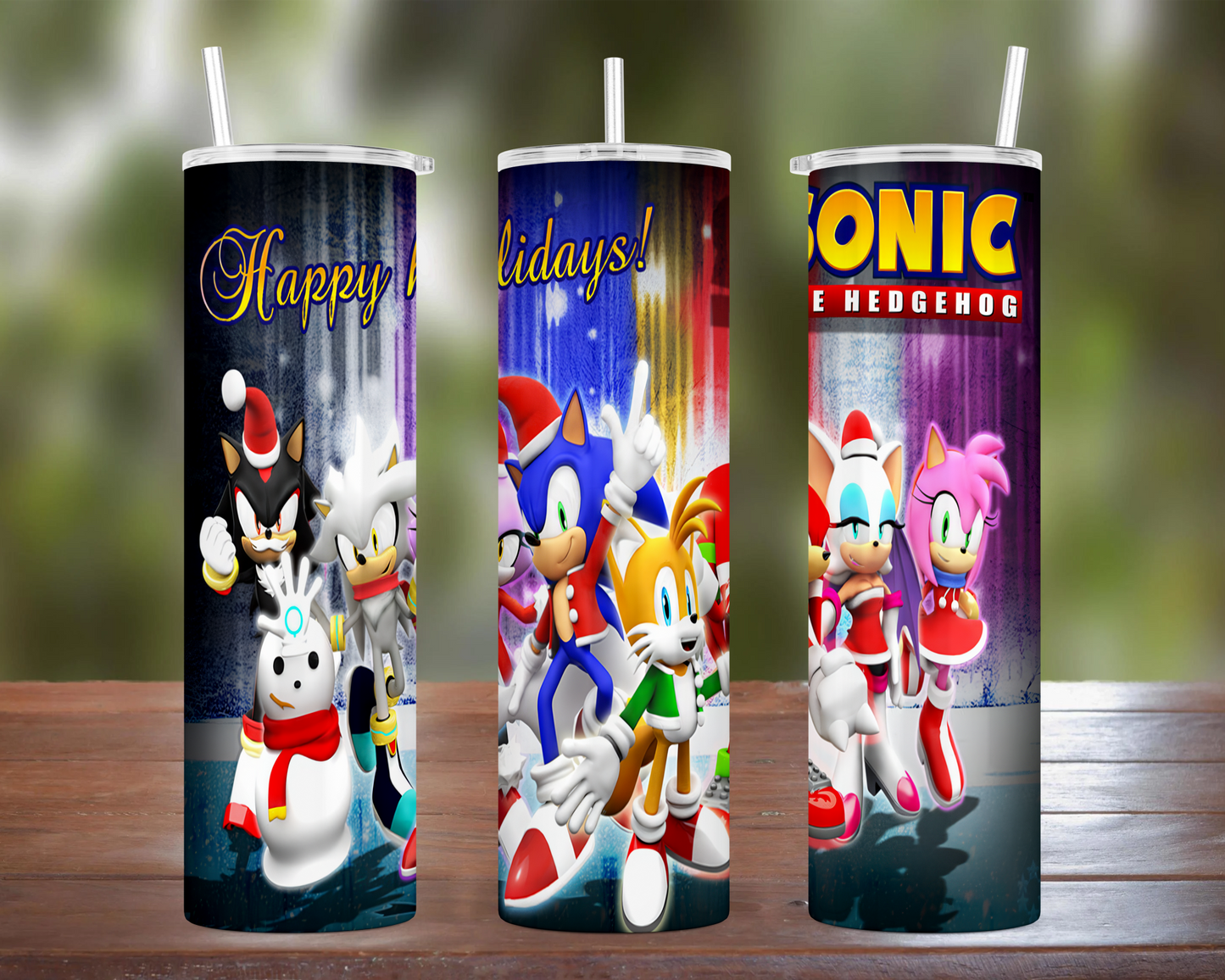 Sonic & Friends Merry Christmas Tumbler