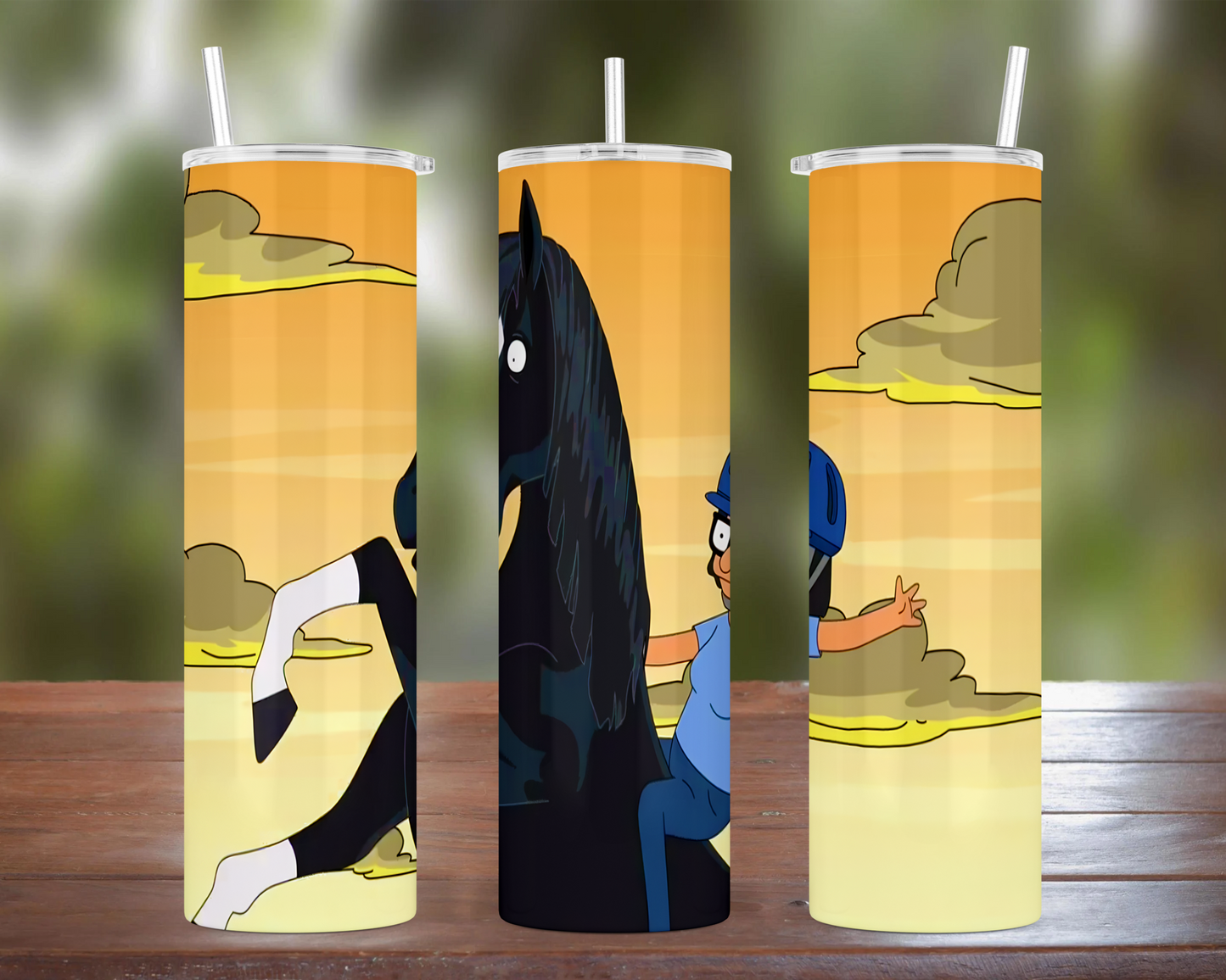 Bob's Burgers: Tina Riding Jericho Tumbler