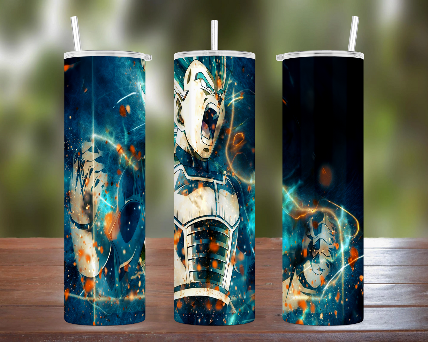 Dragon Ball: Vegeta Powering Up Tumbler