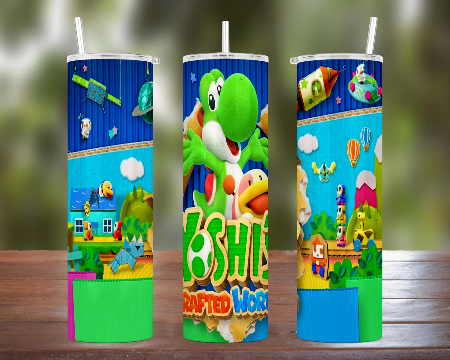 Mario: Yoshi's Crafted World Tumbler