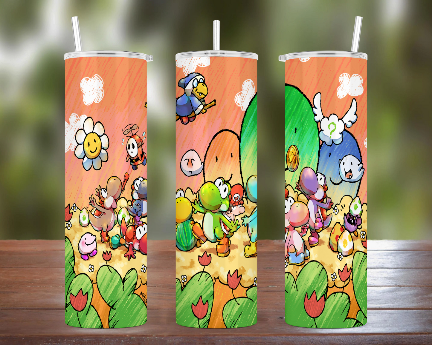 Mario: Yoshi's Island 3 Tumbler