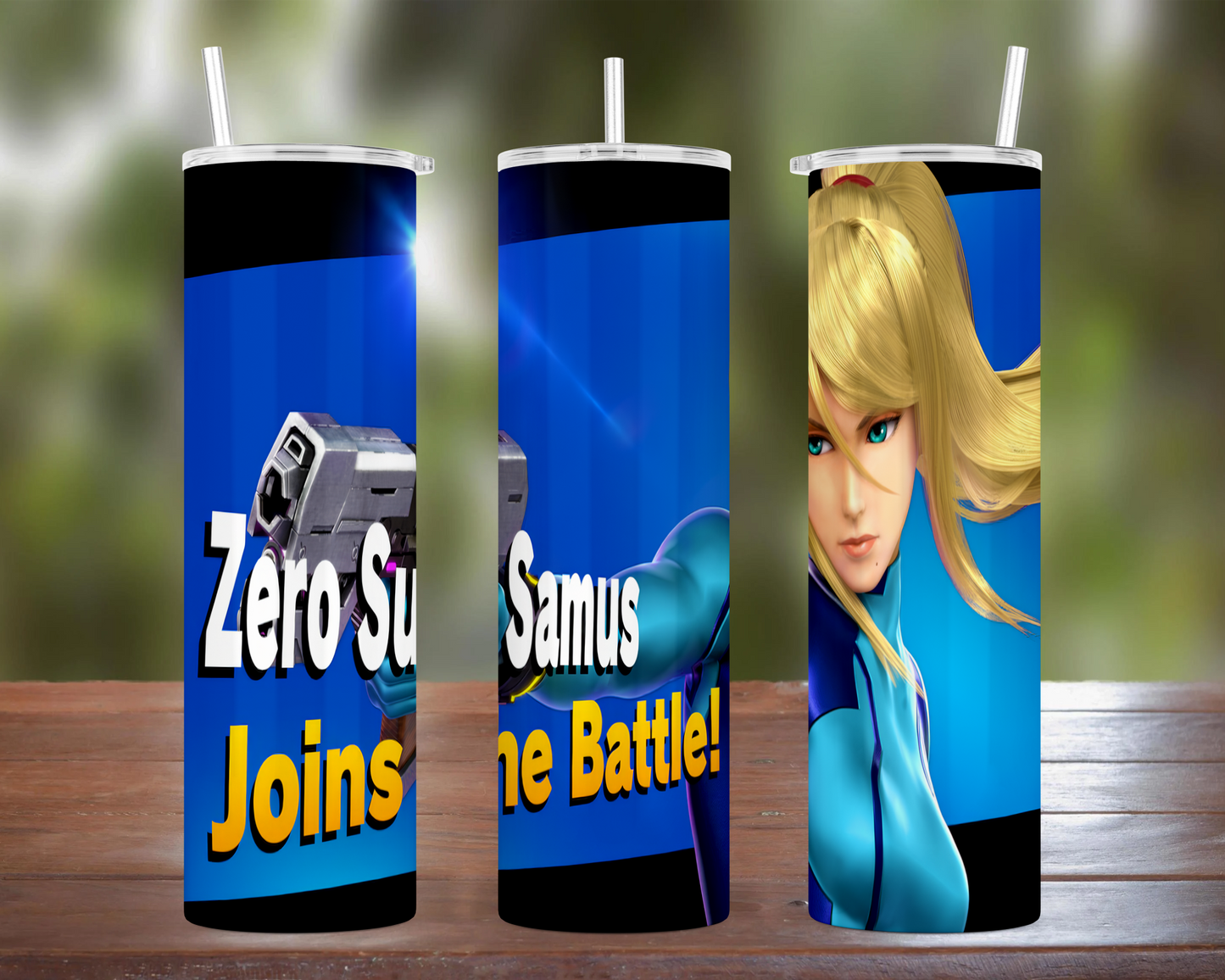 Smash Bros Ultimate Character: Zero Suit Samus Tumbler