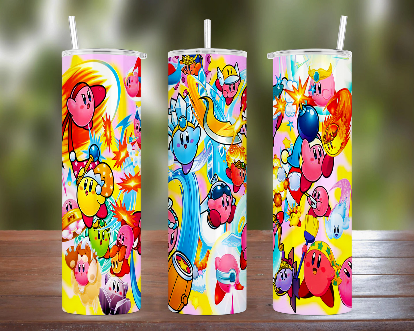 Kirby Collage Tumbler