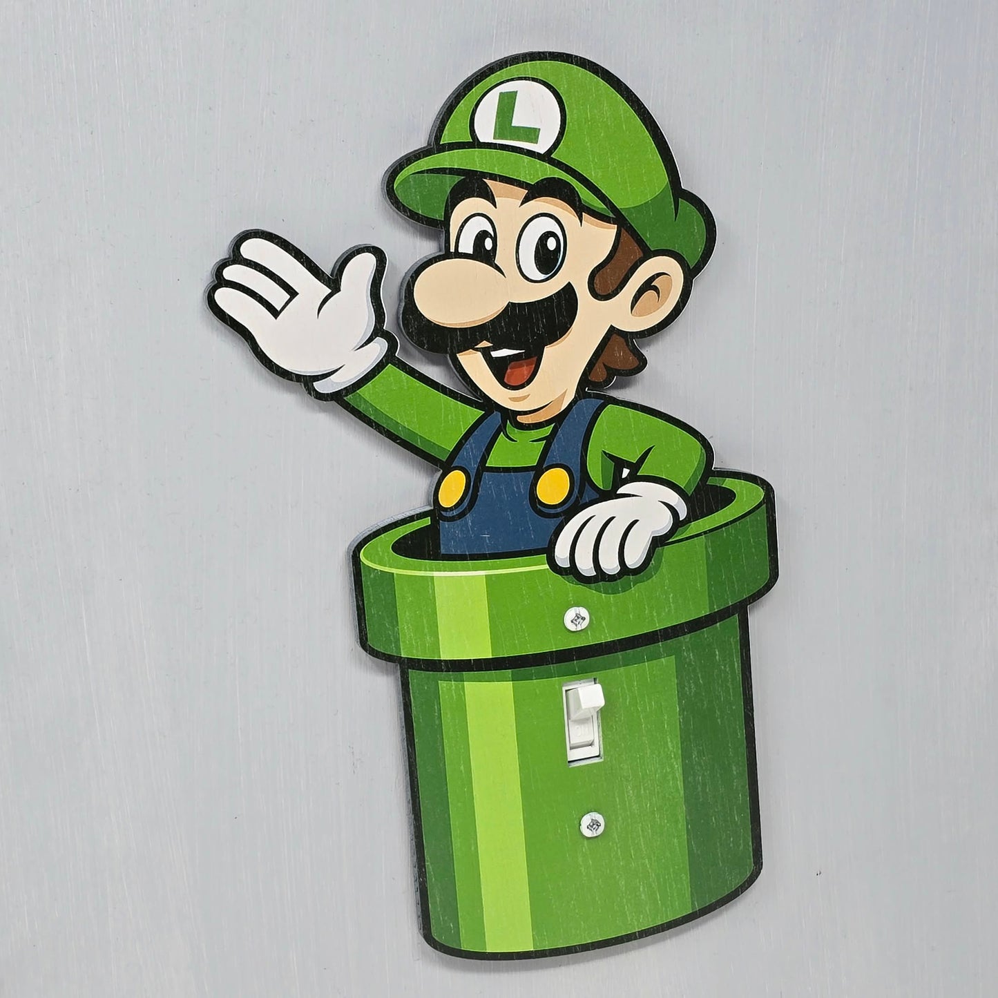 Luigi Pipe Light Switch Cover 2