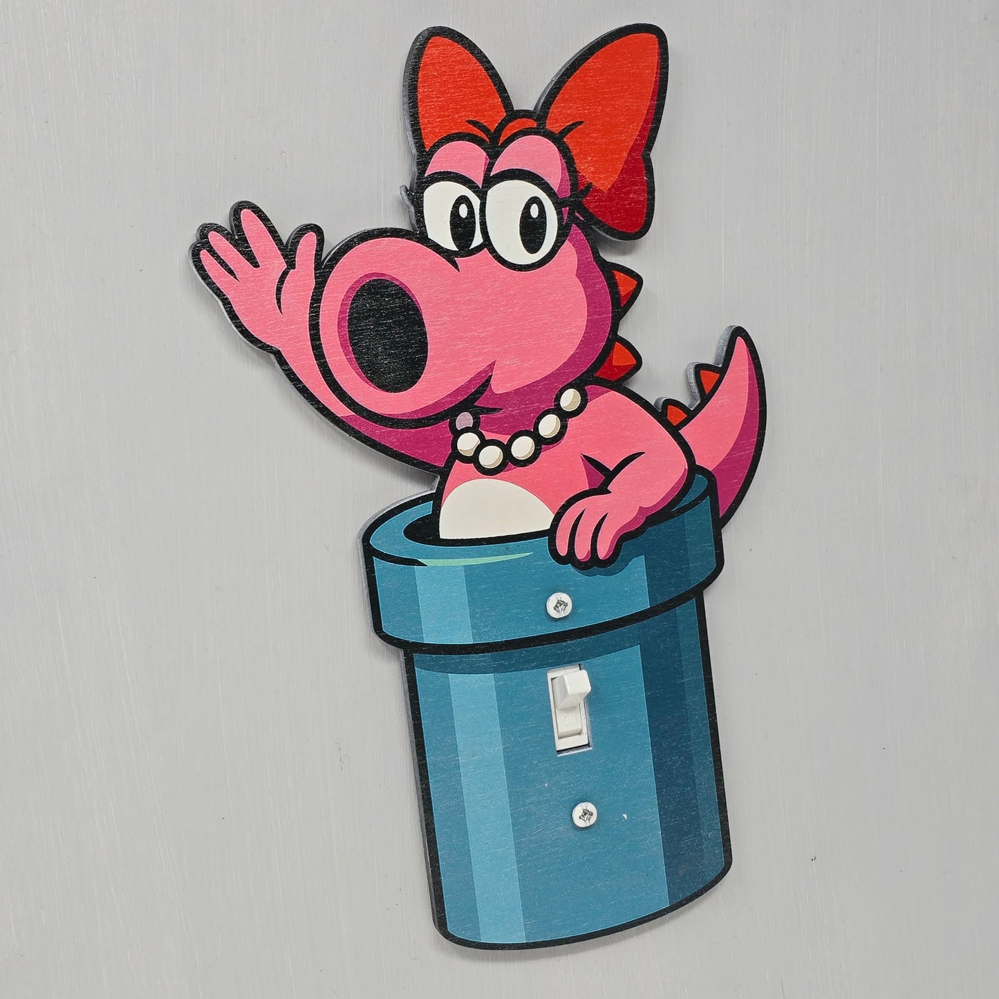 Birdo Pipe Light Switch Cover