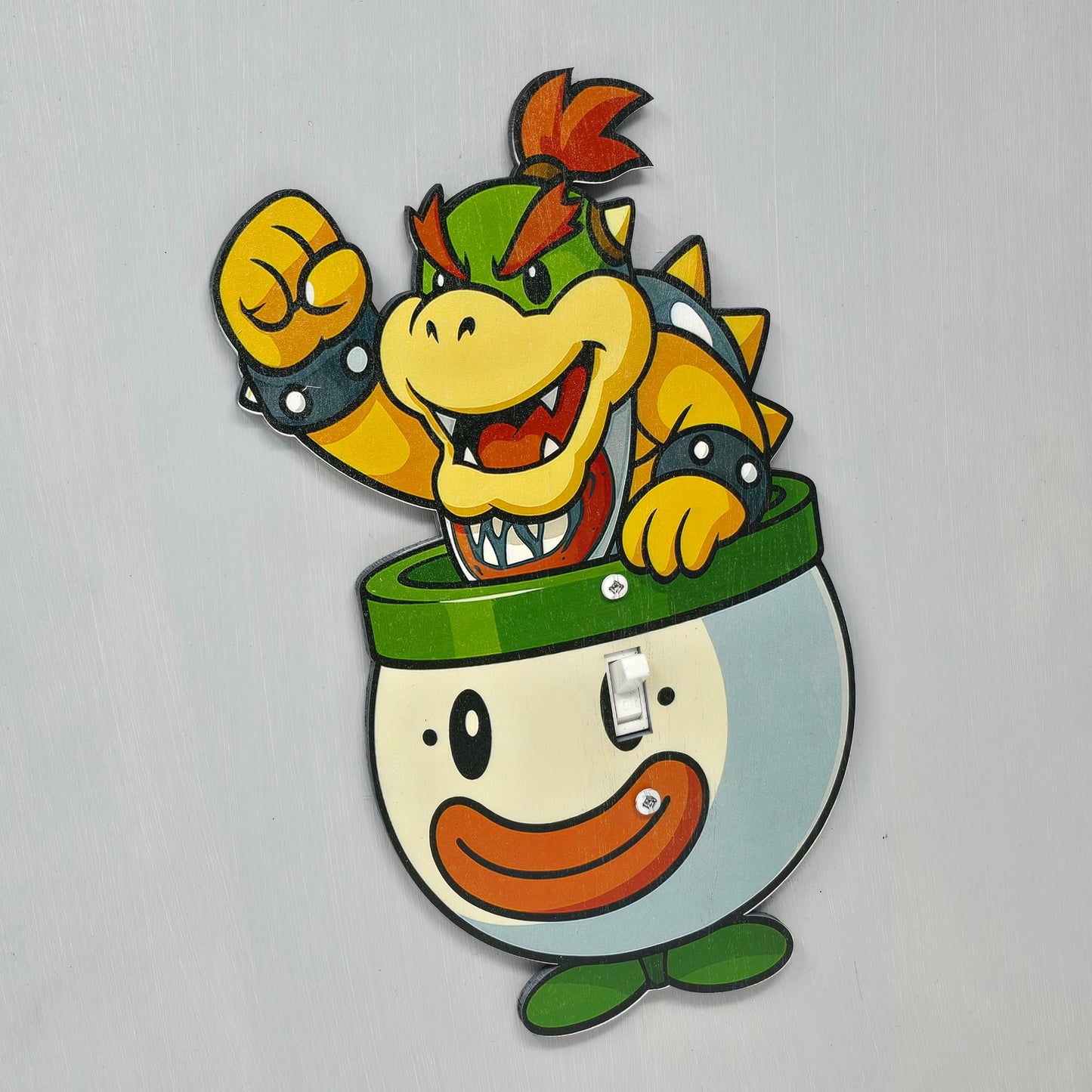 Bowser Jr. Pipe Light Switch Cover
