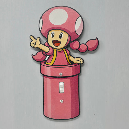 Toadette Pipe Light Switch Cover