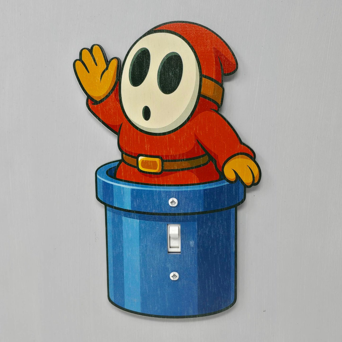 Shy Guy Pipe Light Switch Cover