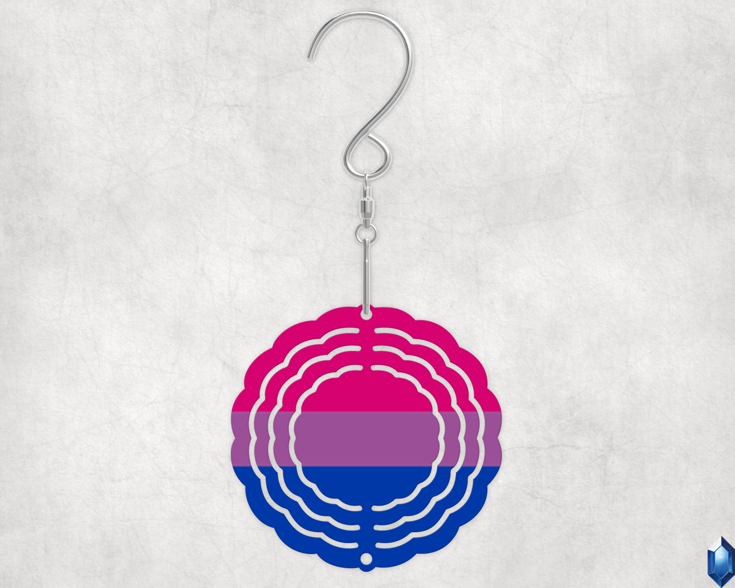 Bisexual Pride Flag Wind Spinner