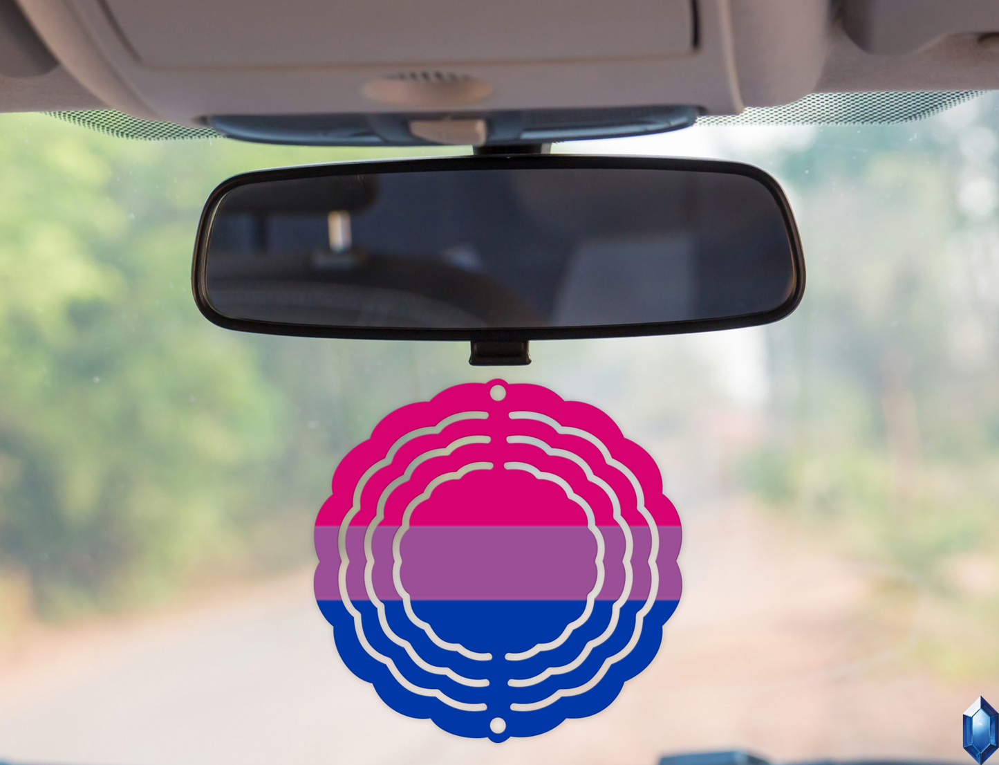 Bisexual Pride Flag Wind Spinner