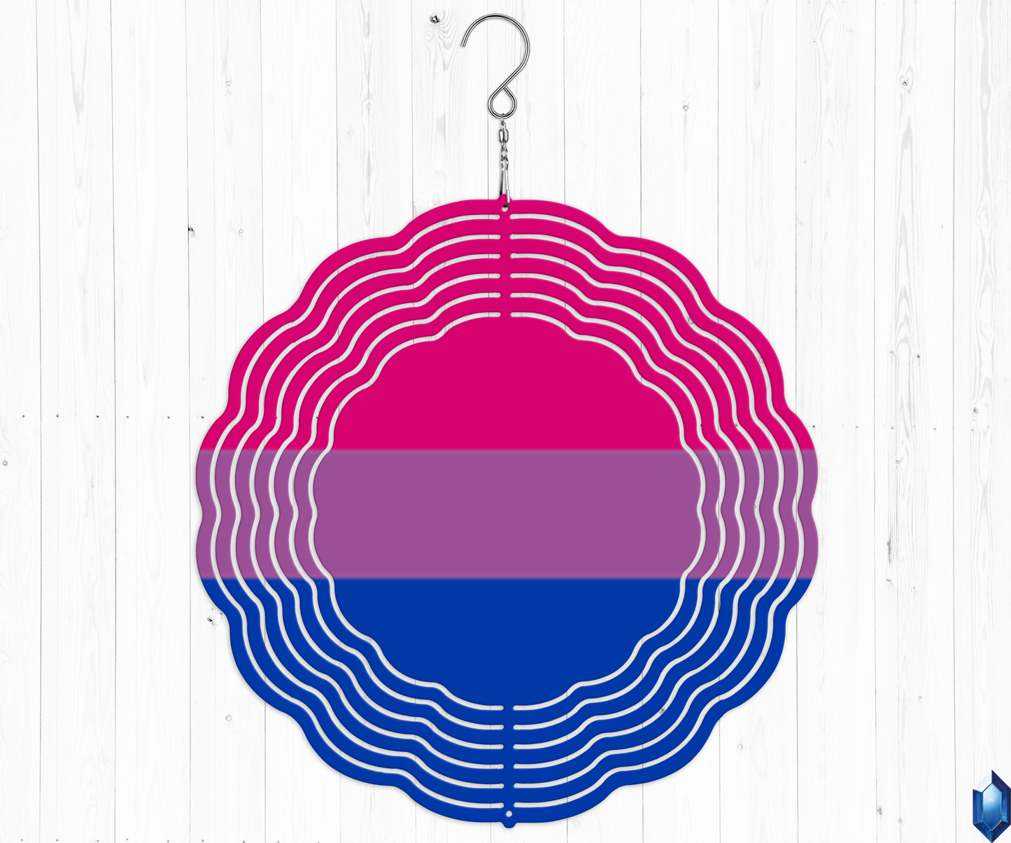 Bisexual Pride Flag Wind Spinner