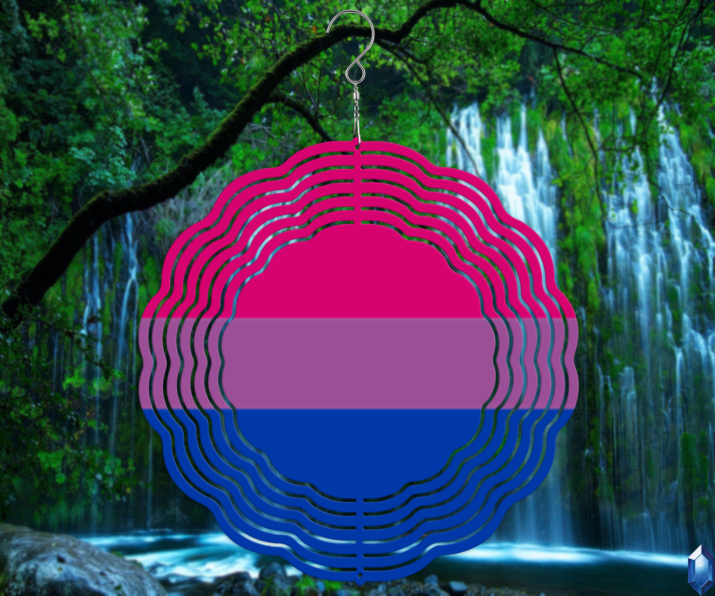 Bisexual Pride Flag Wind Spinner