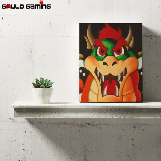 Bowser's Portrait Canvas Painting