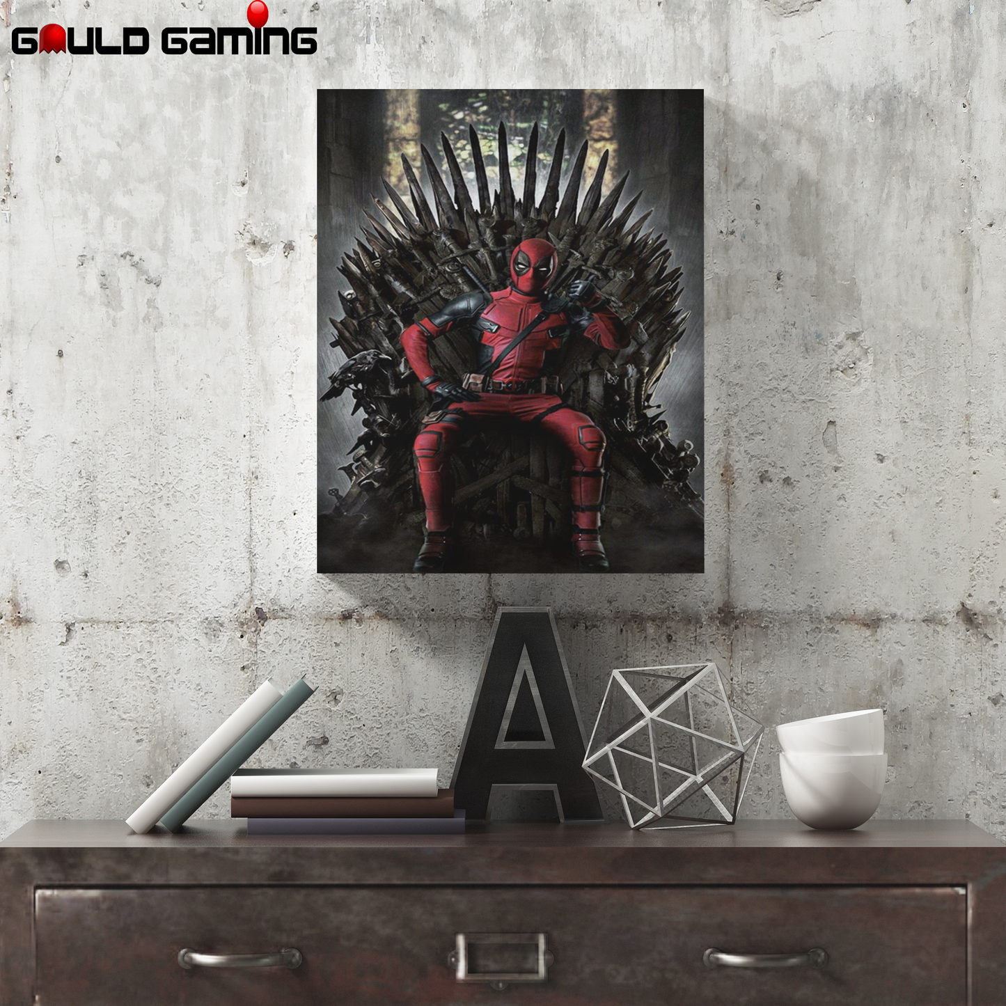 Deadpool Game Of Thrones Canvas Painting