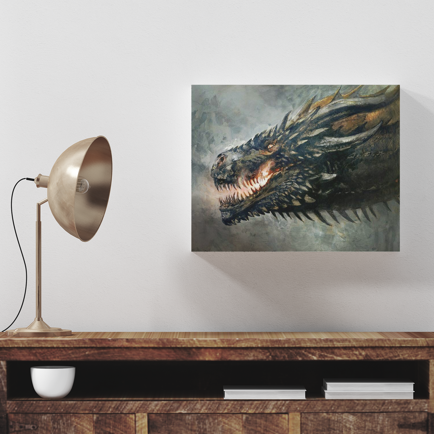 Drogon Dragon Canvas Painting