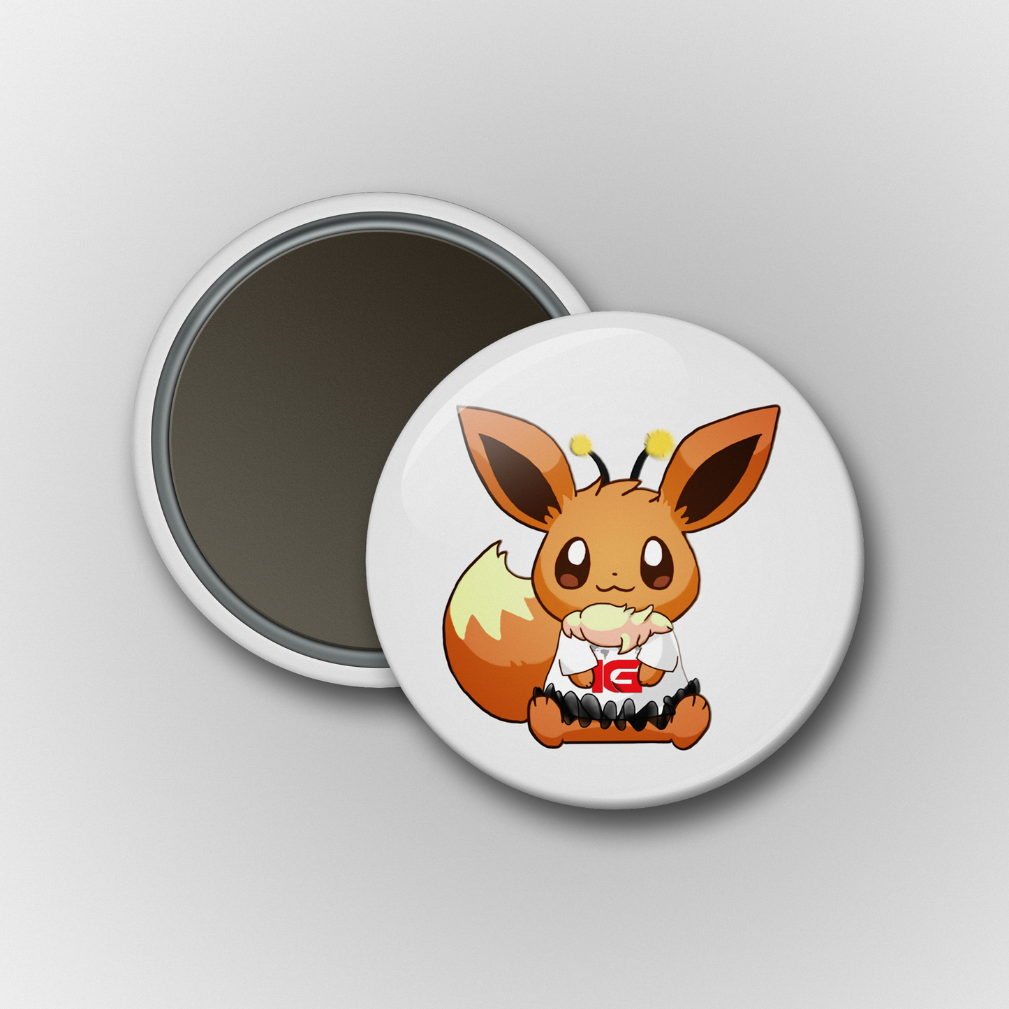 EeveeBee IG Memorial Pin/ Magnet