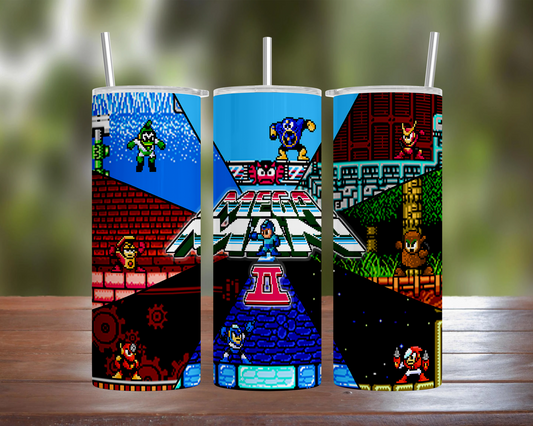 Mega Man 2 with Bosses Tumbler