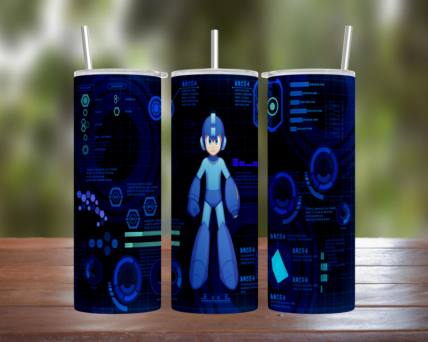 Mega Man Specs Tumbler