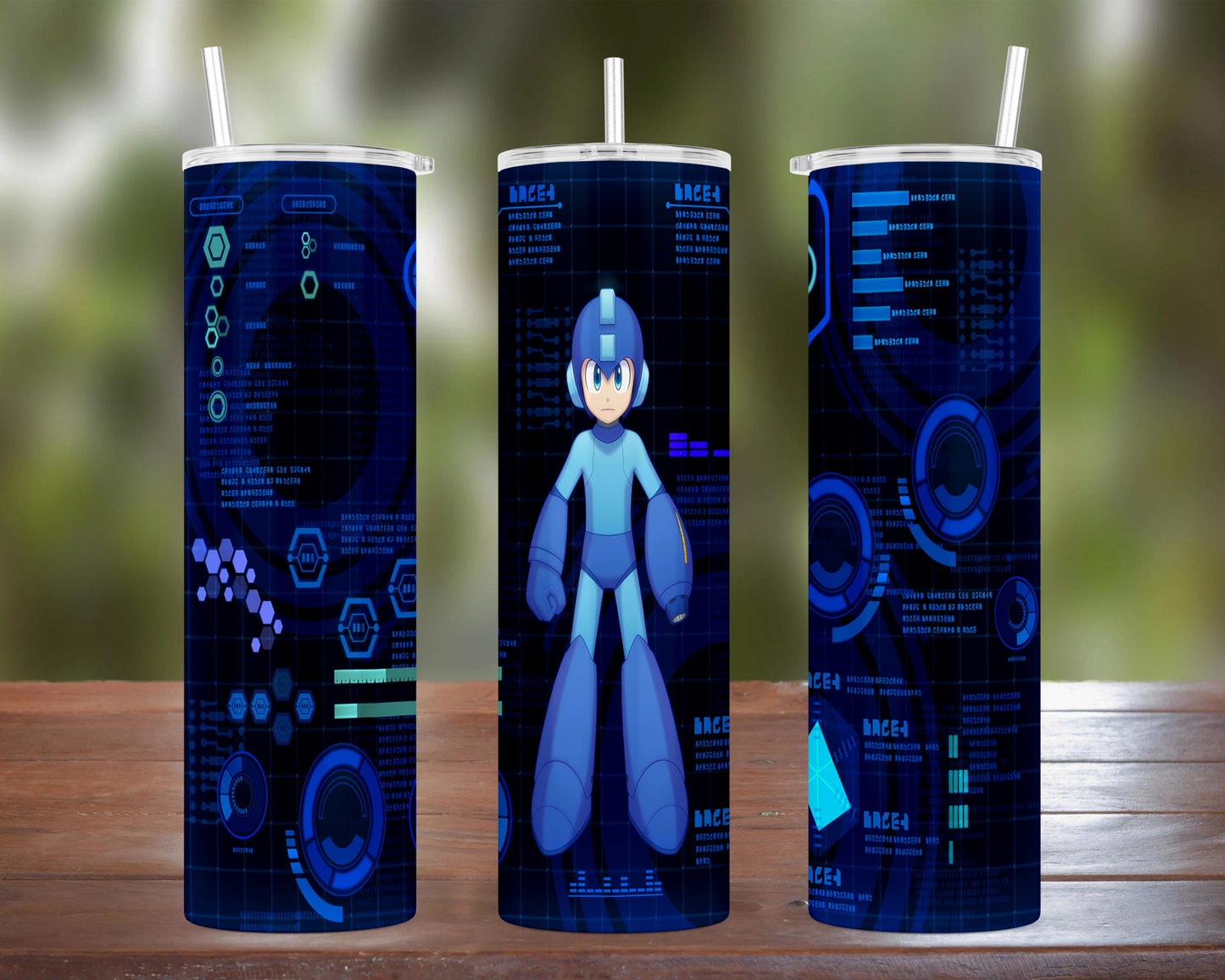 Mega Man Specs Tumbler