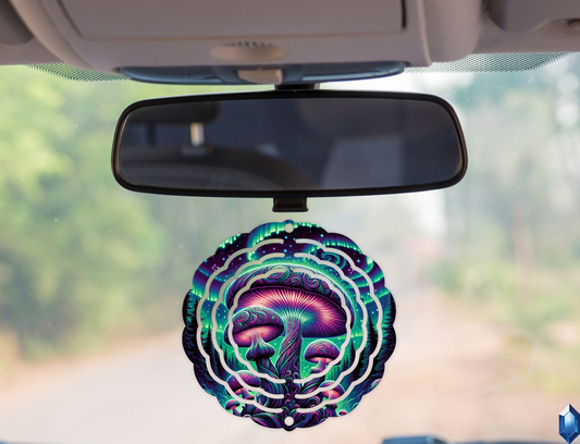 Mushroom Aurora Wind Spinner