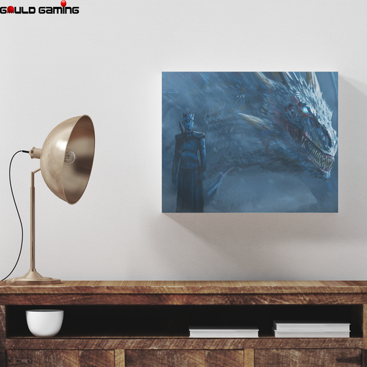 Night King Dragon Canvas Painting