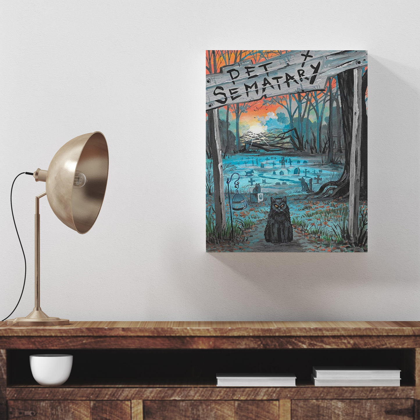 Pet Sematary Canvas Painting