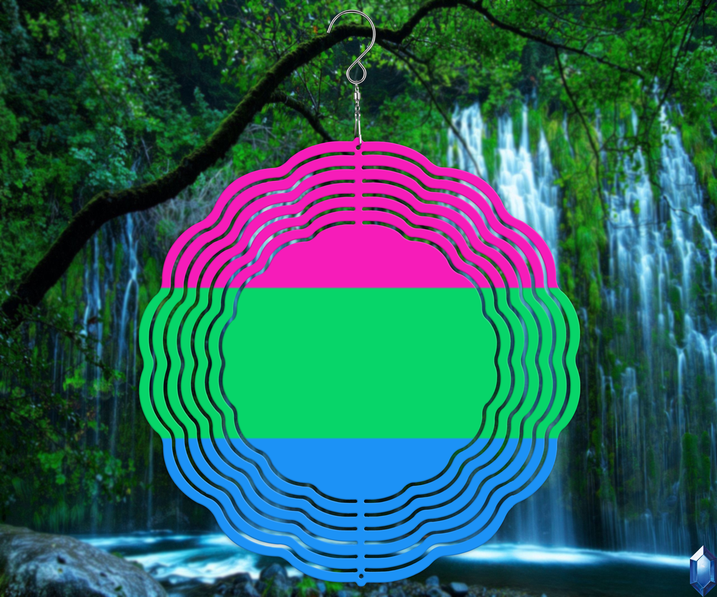 Polysexual Pride Wind Spinner