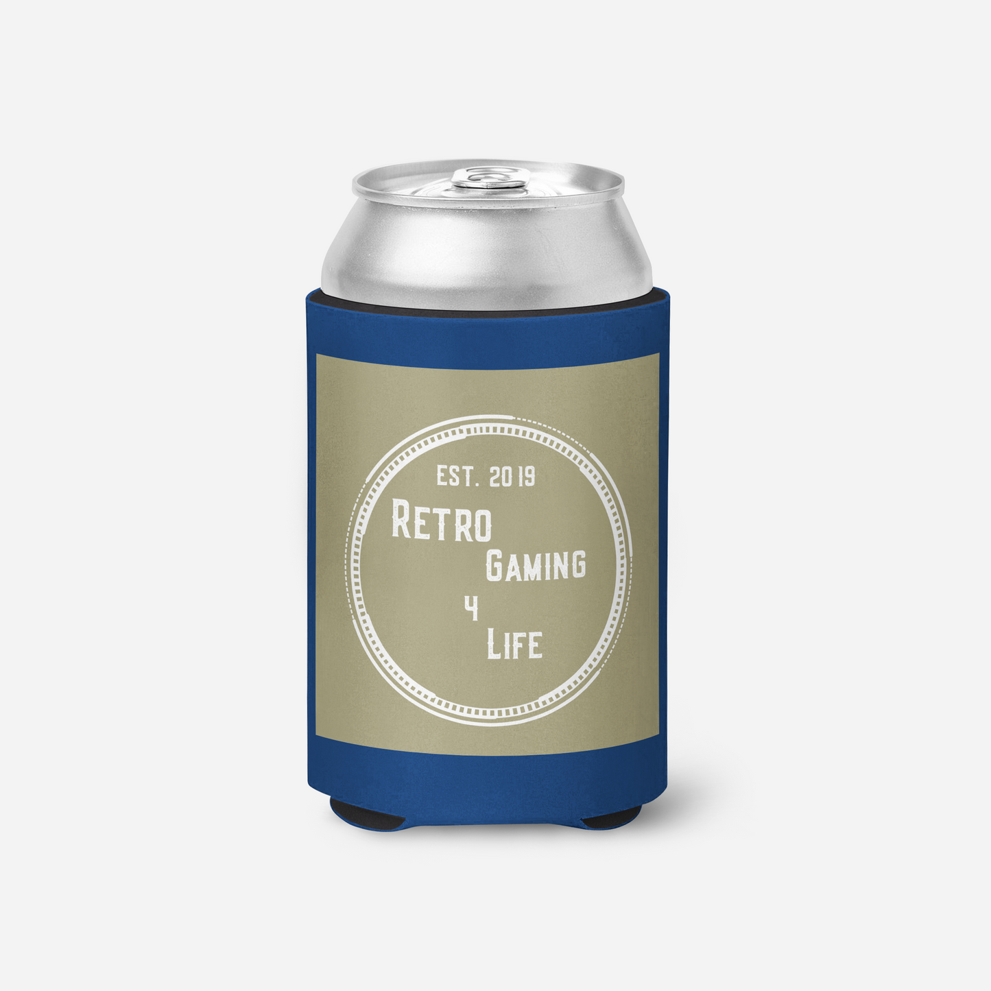 Retro Gaming 4 Life Logo 2 Koozie