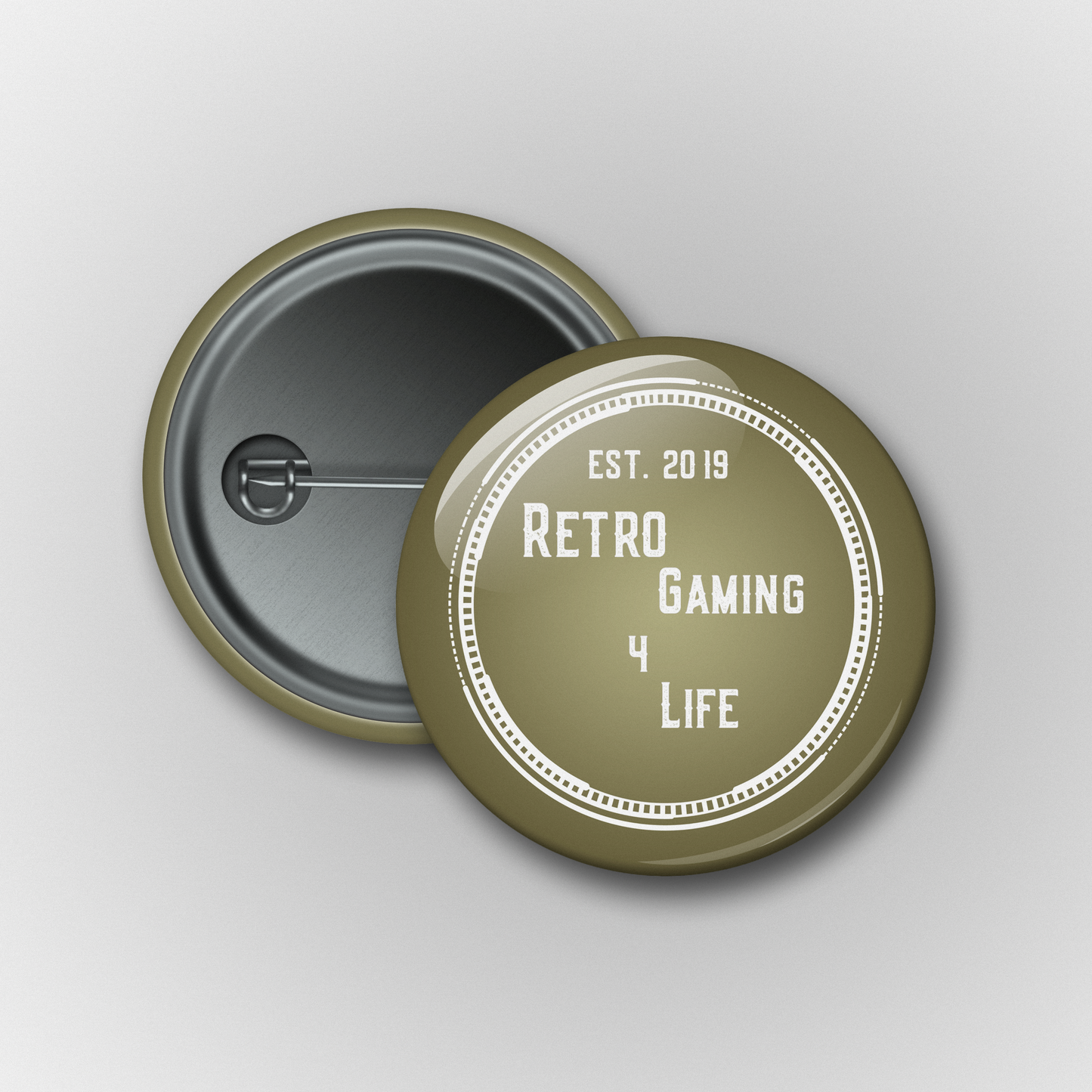 Retro Gaming 4 Life Pin/ Magnet