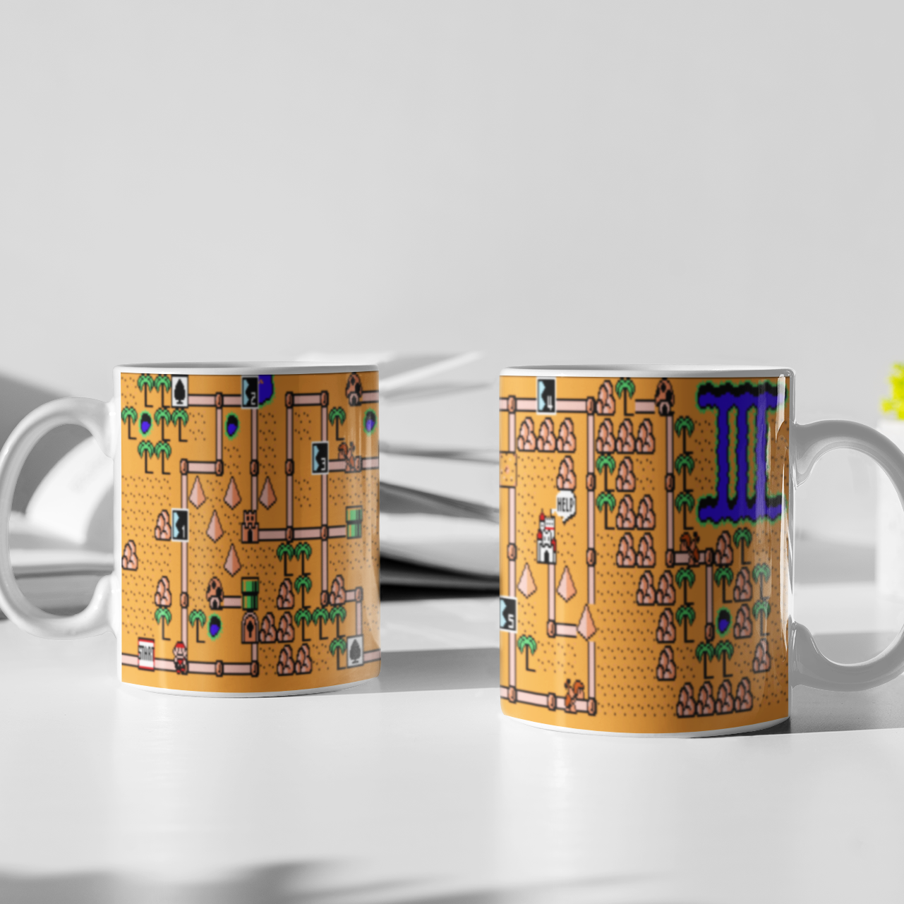 Super Mario Bros. 3 World 2 Coffee Mug