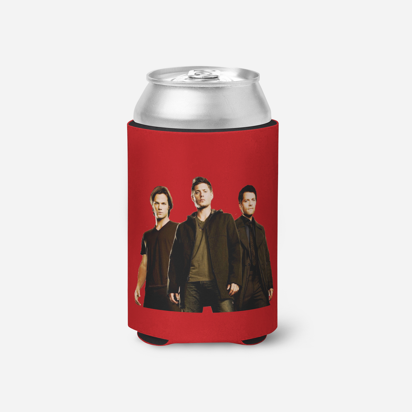 Sam, Dean & Cass Koozie