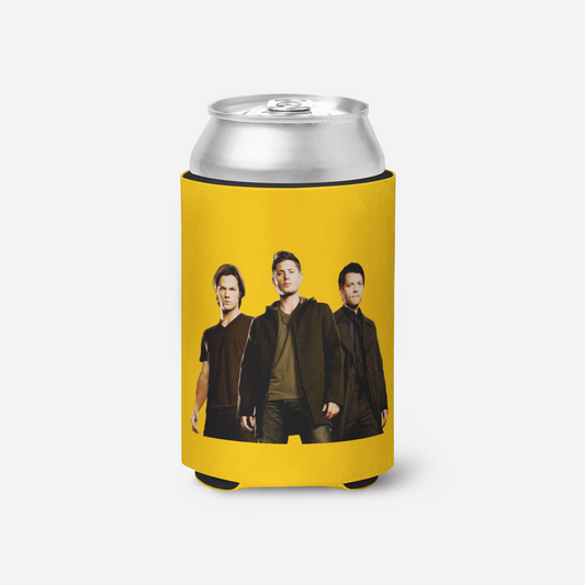 Sam, Dean & Cass Koozie