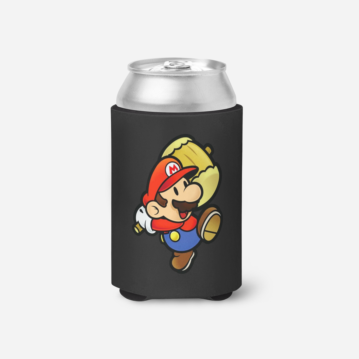 Paper Mario with Hammer Koozie