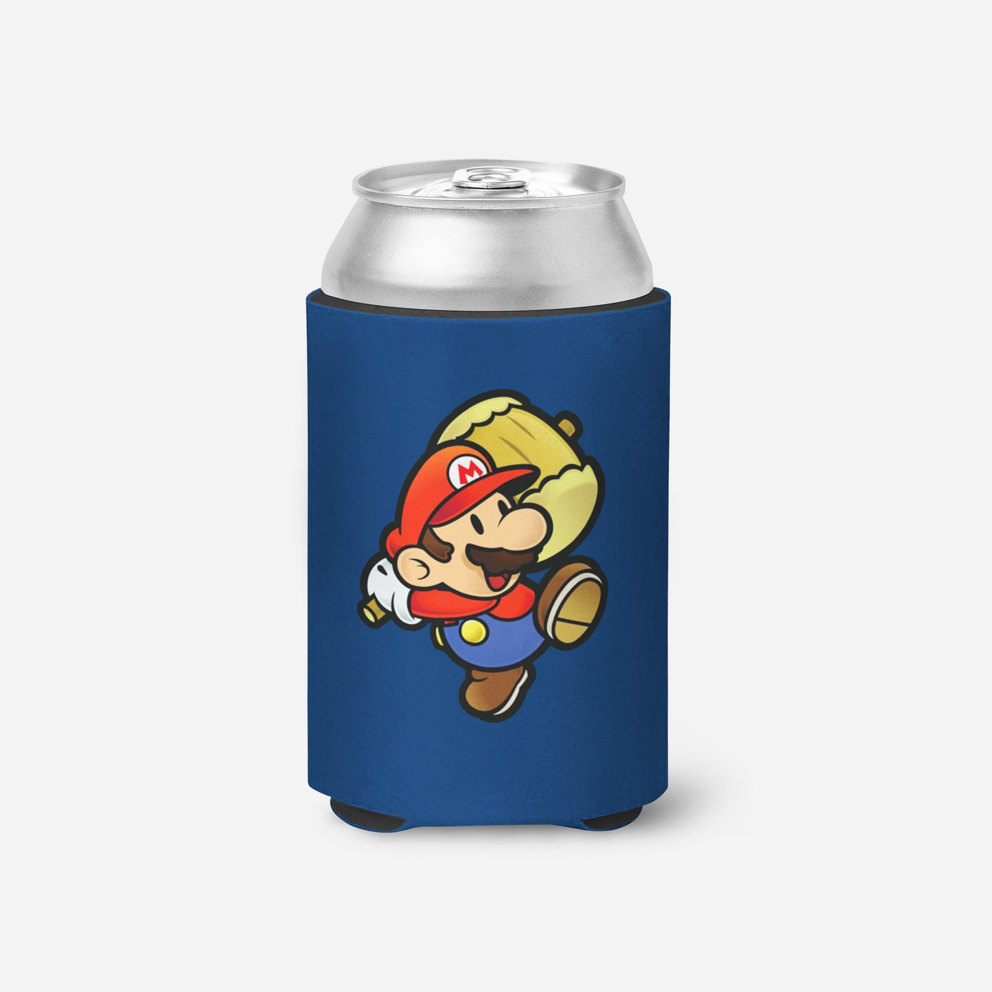 Paper Mario with Hammer Koozie