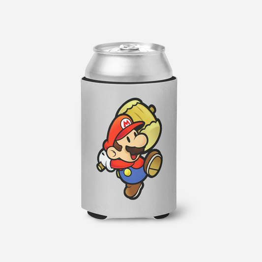 Paper Mario with Hammer Koozie