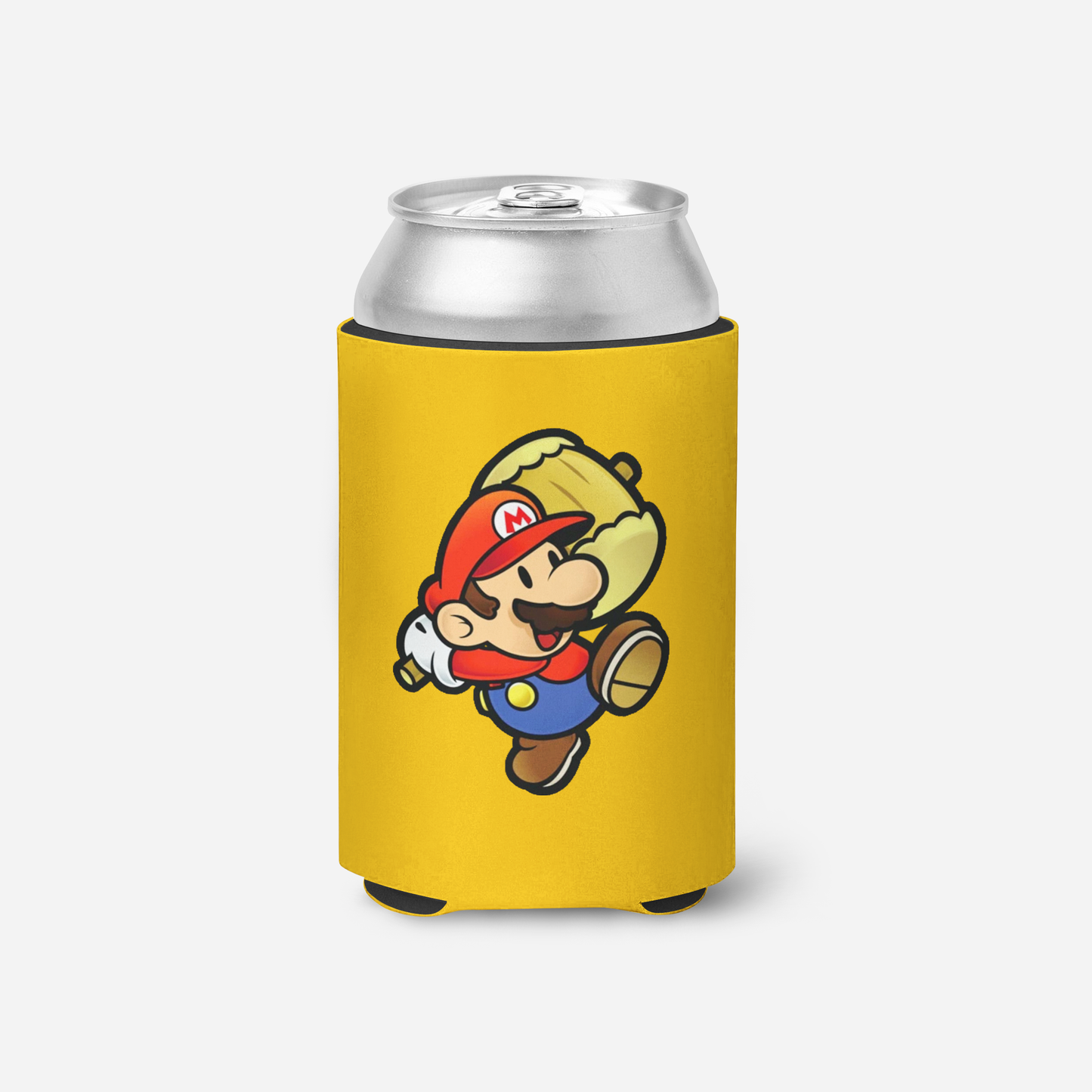 Paper Mario with Hammer Koozie