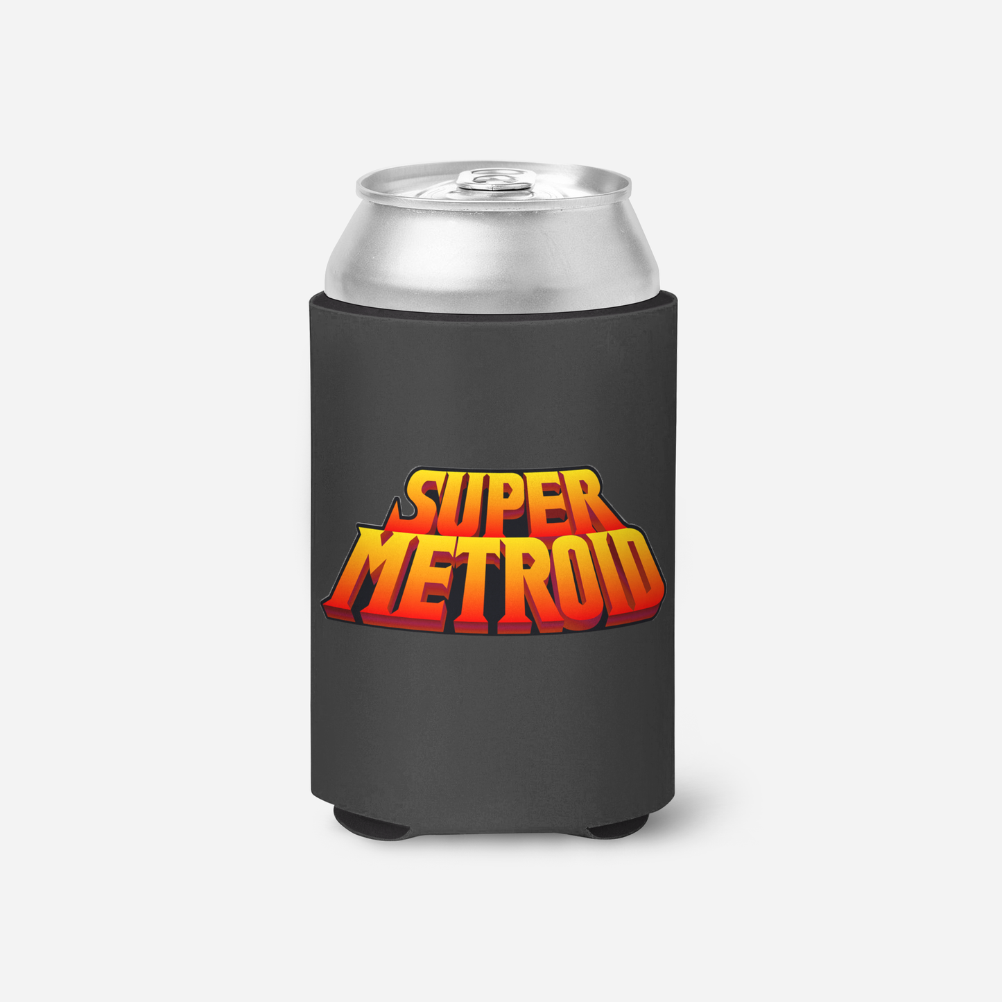 Super Metroid Logo Koozie