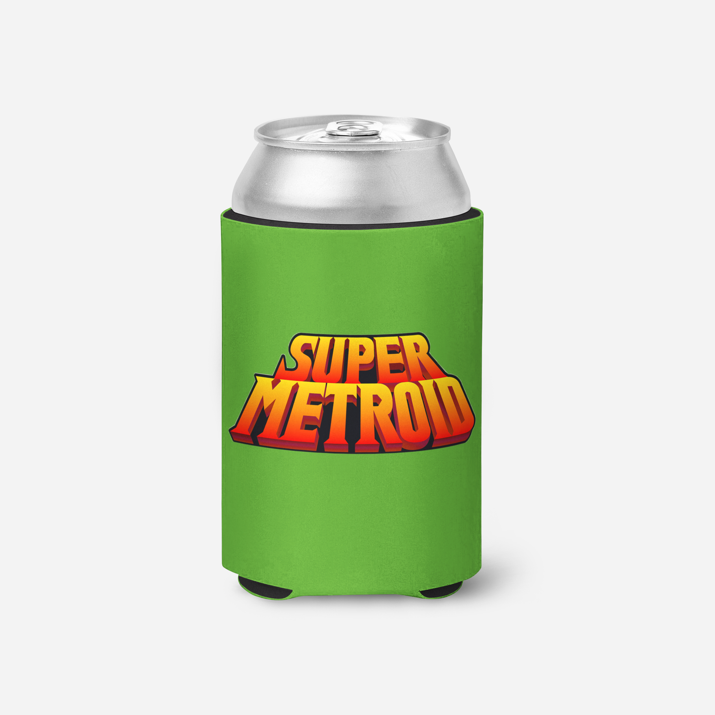 Super Metroid Logo Koozie