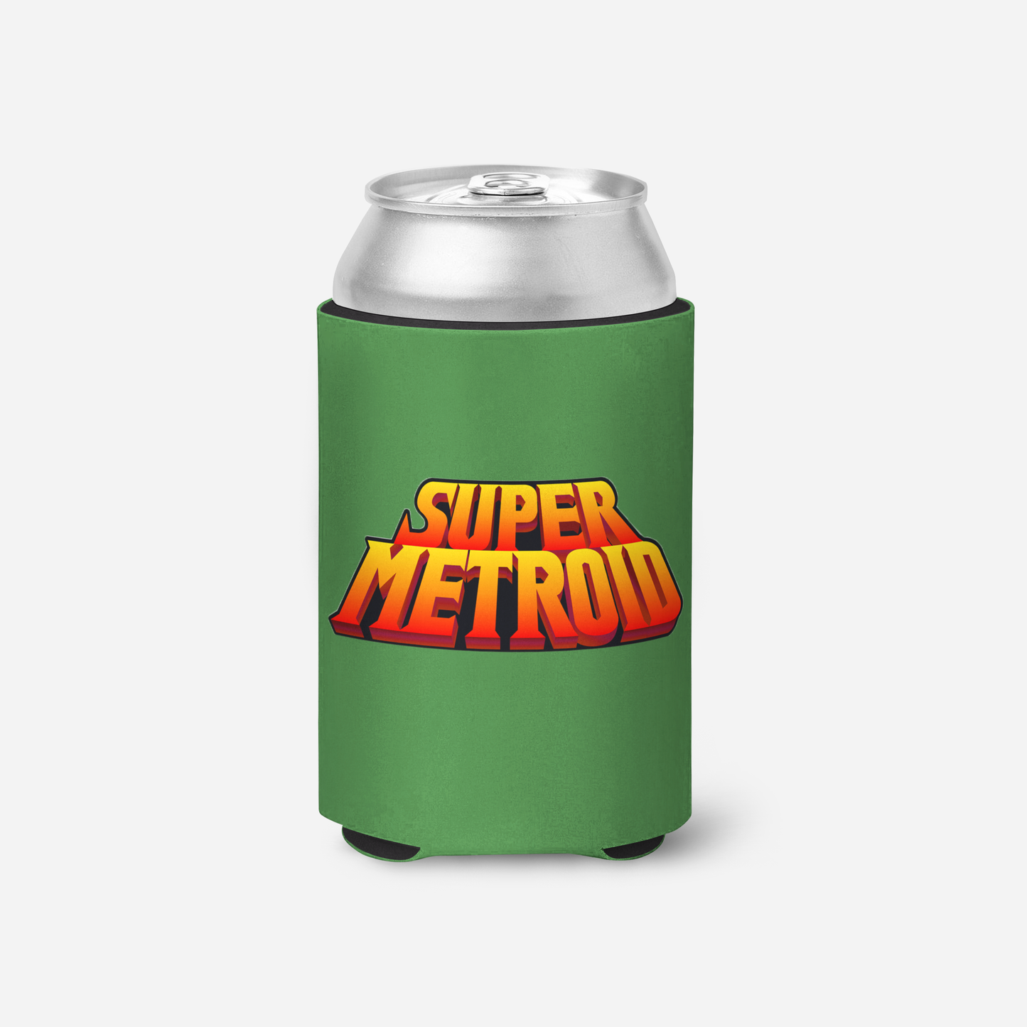 Super Metroid Logo Koozie