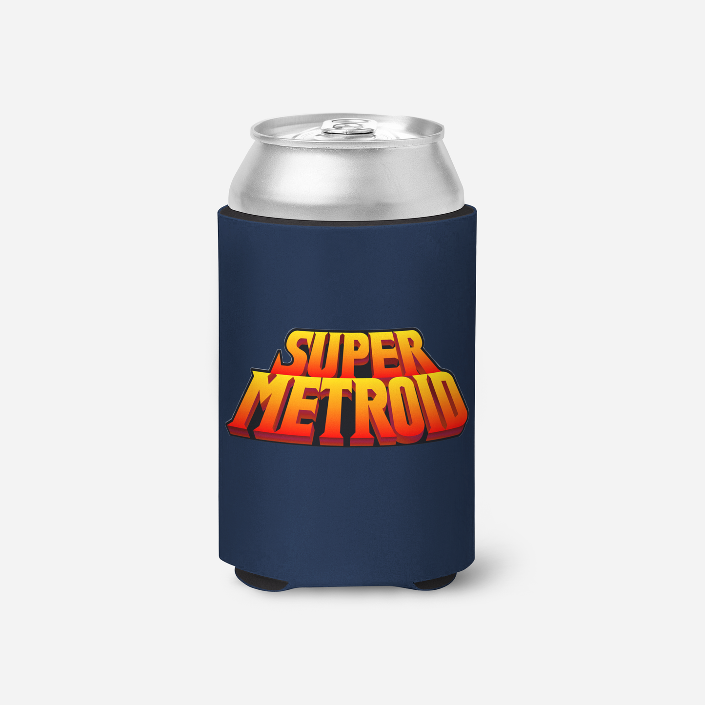 Super Metroid Logo Koozie