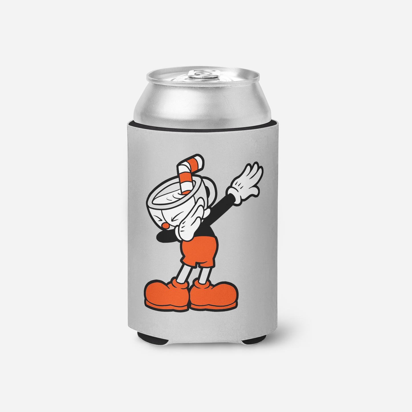 Dabbing Cuphead Koozie