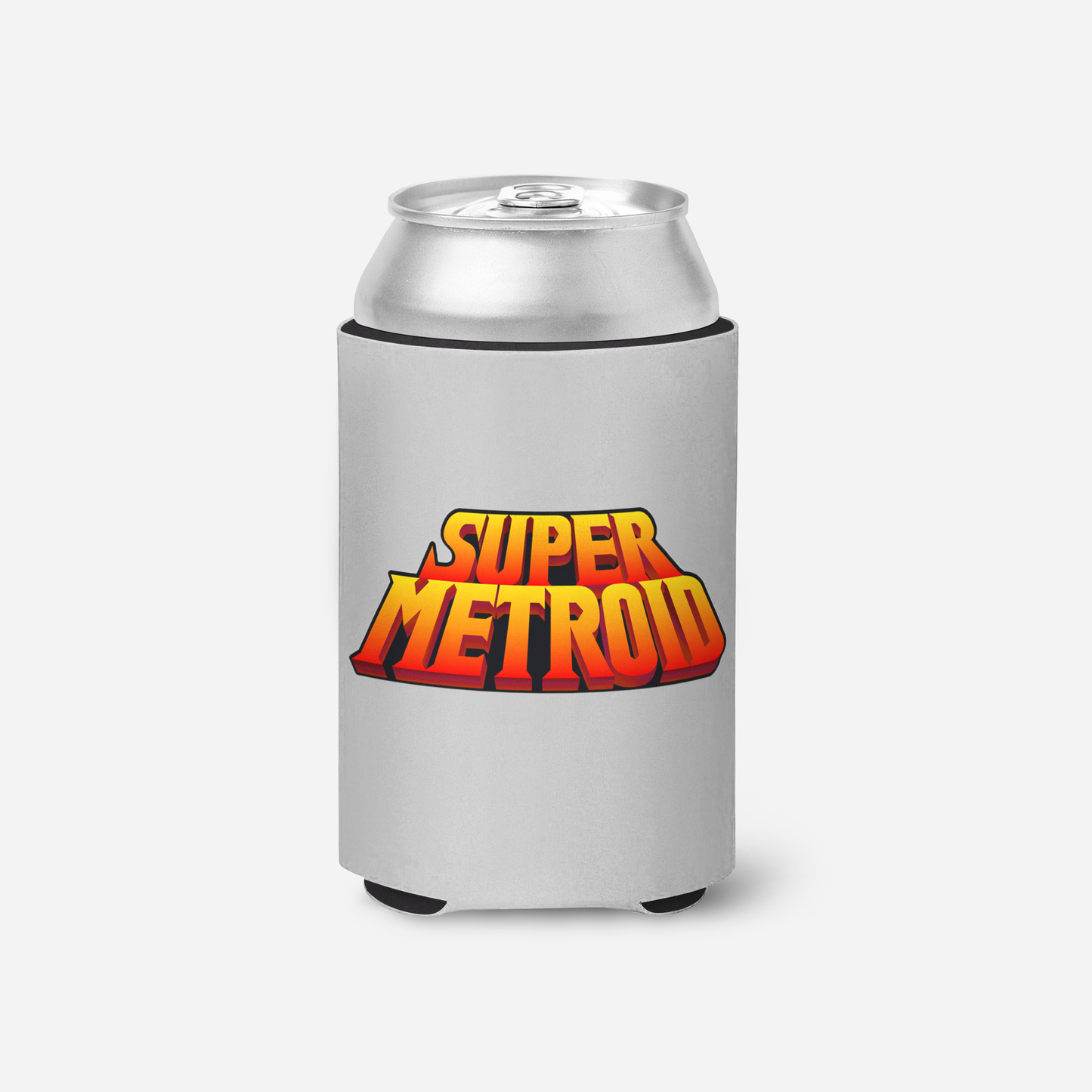 Super Metroid Logo Koozie