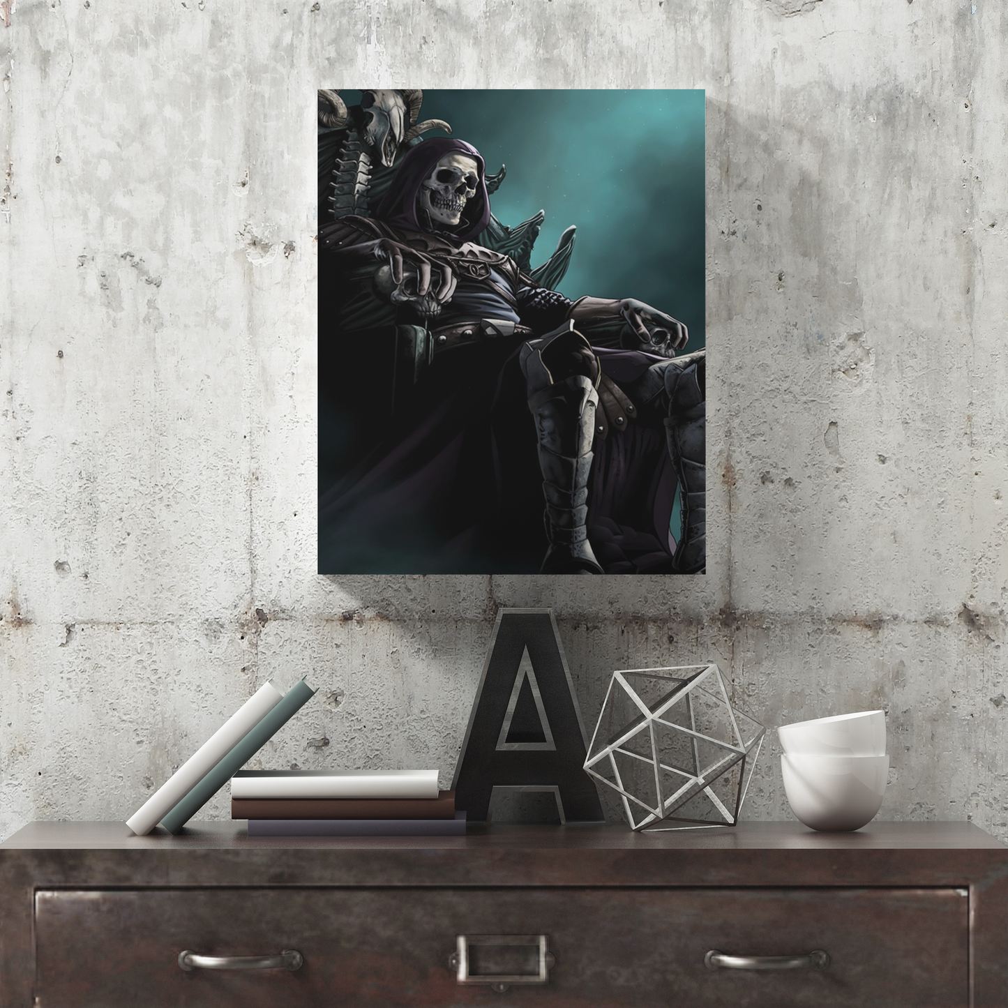 Skeletor Canvas Painting