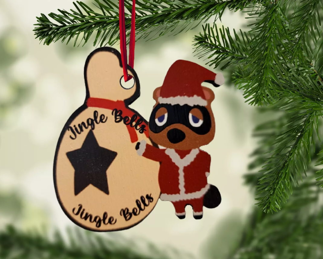 Tom Nook Jingle Bells Ornament