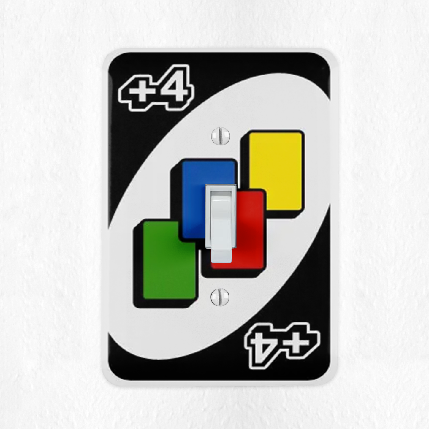 Uno Card Lightswitch Cover