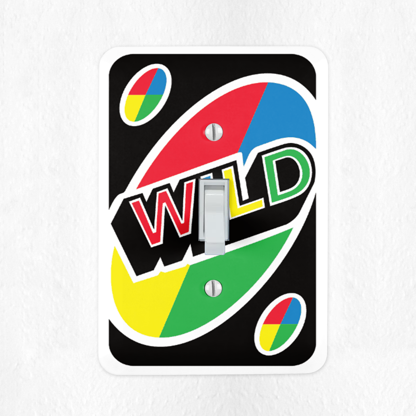 Uno Card Lightswitch Cover