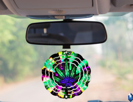 Pot Leaf Wind Spinner