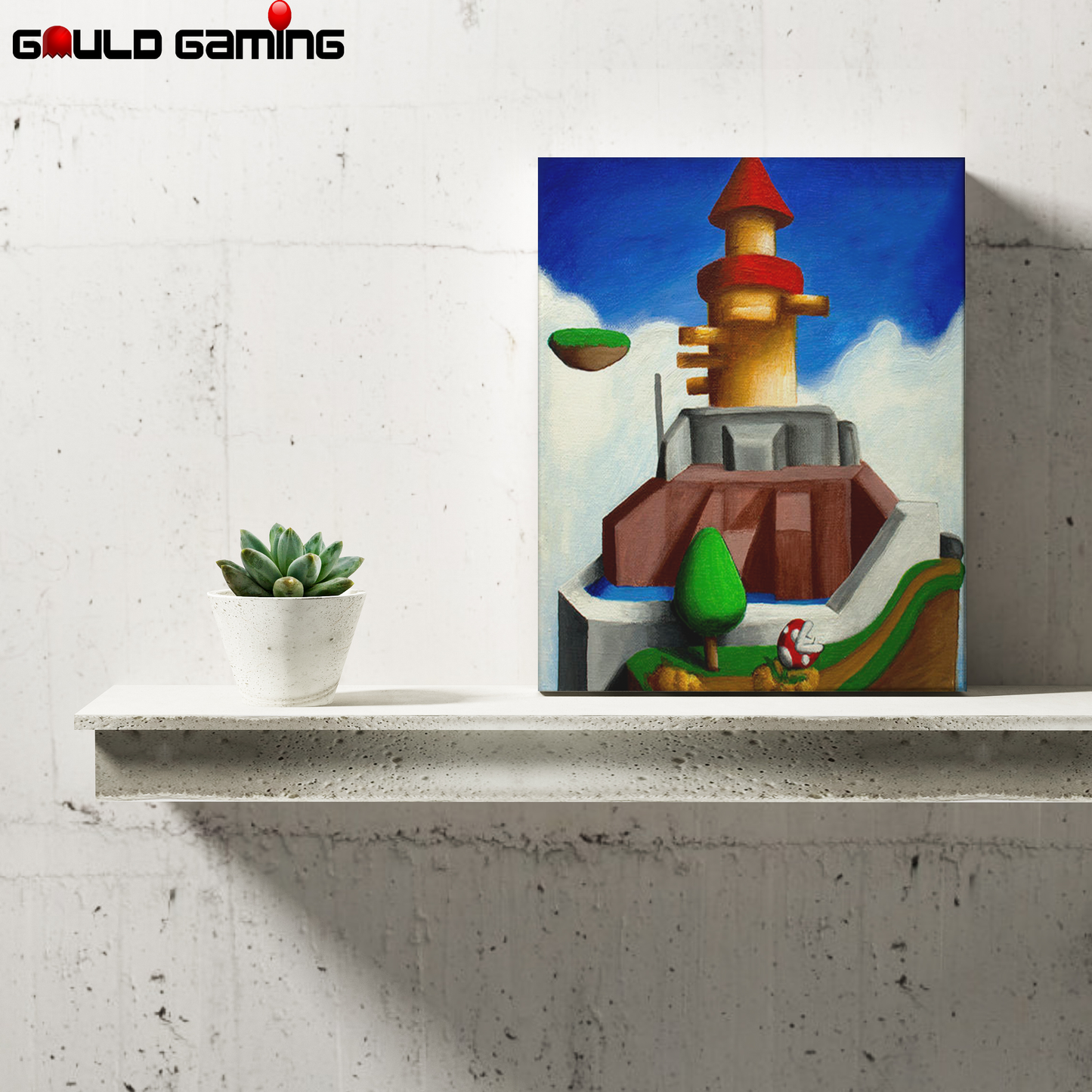 Whomp's Fortress Canvas Painting