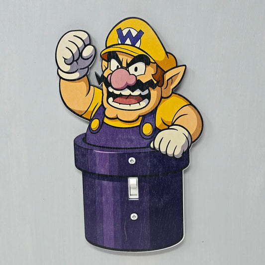 Wario Pipe Light Switch Cover